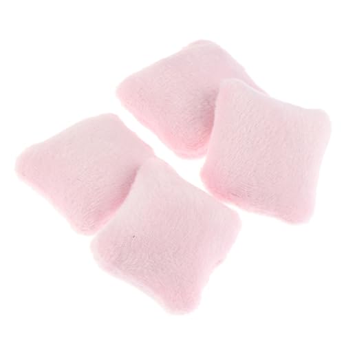 TOYANDONA 4 Stück Zubehör für Puppenhäuser Puppenhaus Puppenbett Mini Möbel büro Dekoration Office Decoration kompaktes Kissenmodell kompaktes gefälschtes Kissen Flanell Rosa TOYANDONA 4 Stück Zubehör für Puppenhäuser Puppenhaus Puppenbett Mini Möbel büro Dekoration Office Decoration kompaktes Kissenmodell kompaktes gefälschtes Kissen Flanell Rosa von TOYANDONA