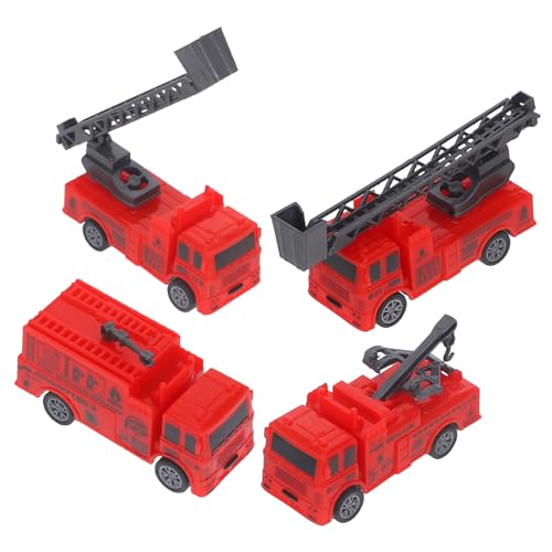 TOYANDONA 4 Stück Zurückziehendes Feuerwehrauto Modell Feuerwehrmann Baufahrzeuge Motoren Feuerwehrfahrzeuge Traktor Kinderspielzeug Mini Rettungsfahrzeug Abschleppwagen Monster Truck TOYANDONA 4 Stück Zurückziehendes Feuerwehrauto Modell Feuerwehrmann Baufahrzeuge Motoren Feuerwehrfahrzeuge Traktor Kinderspielzeug Mini Rettungsfahrzeug Abschleppwagen Monster Truck von TOYANDONA