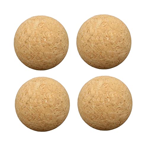 TOYANDONA 4 Stück -fuß Aus Holz -fußball Fußballtrikot Für Fidget Erwachsene Fußbälle Für Tischspiel Kicker Foosballkugeln Mini Spiel Fußballtisch Korkkugeln Hölzern von TOYANDONA