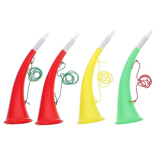TOYANDONA 4 Stück jubelndes Horn Lärm Instrumente Fußball Trompete Sporthupe weht hallowe kindertrompeten Hornspielzeug Fußball-Partyartikel Trompetenspielzeug aus Ochsenhorn Plastik TOYANDONA 4 Stück jubelndes Horn Lärm Instrumente Fußball Trompete Sporthupe weht hallowe kindertrompeten Hornspielzeug Fußball-Partyartikel Trompetenspielzeug aus Ochsenhorn Plastik von TOYANDONA