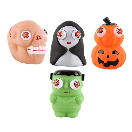 TOYANDONA 4 Stück kneifen interaktives kinderspielzeug stressabbau Fun Toy kreativ geformtes sensorisches quetschen weiches Gummi von TOYANDONA