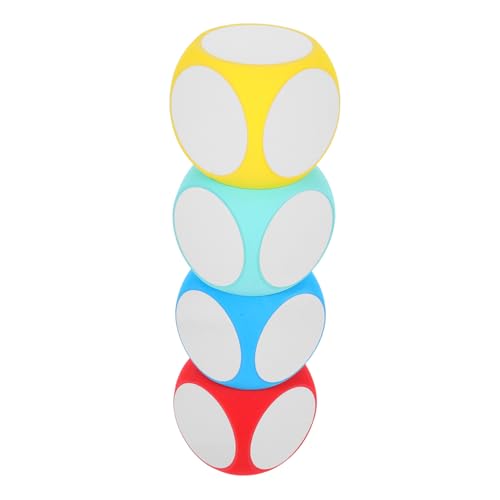 TOYANDONA 4 Stück löschbare Würfel Bunte Würfel sechsseitige Würfel Unterrichtswerkzeuge Lehrmittel Bildungsaktivitäten Trockenlöschblock Leere Würfel Lernspiel Hilfsspiel unterrichten Eva TOYANDONA 4 Stück löschbare Würfel Bunte Würfel sechsseitige Würfel Unterrichtswerkzeuge Lehrmittel Bildungsaktivitäten Trockenlöschblock Leere Würfel Lernspiel Hilfsspiel unterrichten Eva von TOYANDONA