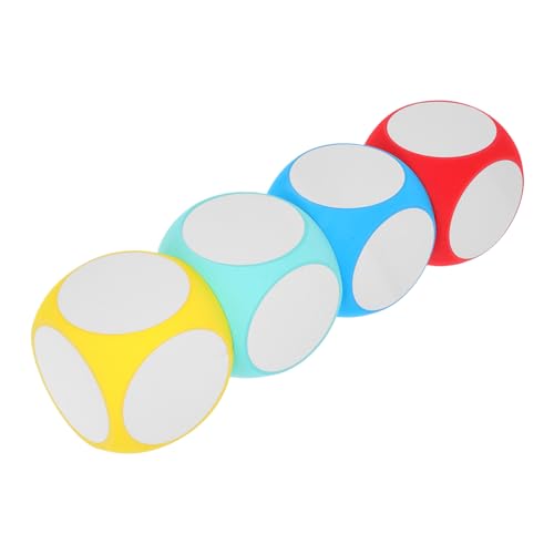 TOYANDONA 4 Stück löschbare Würfel Unterrichtswerkzeuge trocken abwischbare Würfel Lernspielrequisiten Bildungsspielzeug Lernspielwürfler Lernspiel -Tools Lehrhilfe Schaumwürfel Kit Eva TOYANDONA 4 Stück löschbare Würfel Unterrichtswerkzeuge trocken abwischbare Würfel Lernspielrequisiten Bildungsspielzeug Lernspielwürfler Lernspiel -Tools Lehrhilfe Schaumwürfel Kit Eva von TOYANDONA