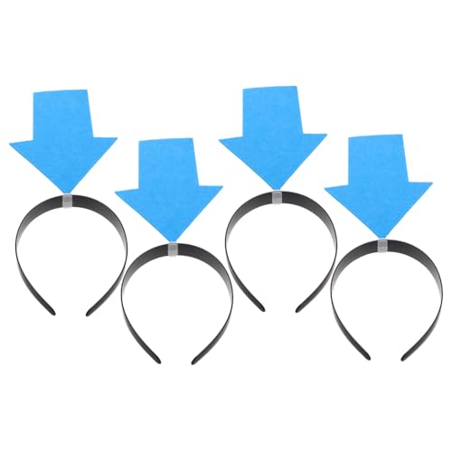 TOYANDONA 4 Stück lustiges Stirnband lustiges Halloween-Stirnband Neuheit Geburtstagsstadband Plastik Blau TOYANDONA 4 Stück lustiges Stirnband lustiges Halloween-Stirnband Neuheit Geburtstagsstadband Plastik Blau von TOYANDONA