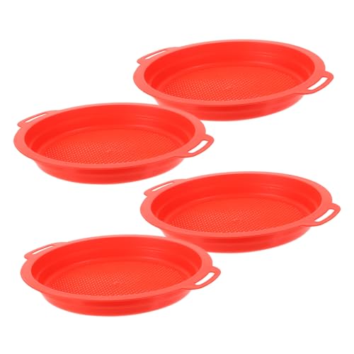 TOYANDONA 4 Stücke Kunststoff Strainer für Strandspiele für Muschelsammeln Kreative Aktivitäten und Outdoor Spaß Perfektes für Geburtstagsfeiern von TOYANDONA