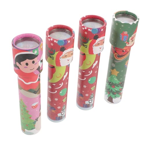 TOYANDONA 4 Stücke Lustige Kunststoff Kleine Kaleidoskope Kaleidoskop Pädagogisches Papier Weihnachten Für Mädchen TOYANDONA 4 Stücke Lustige Kunststoff Kleine Kaleidoskope Kaleidoskop Pädagogisches Papier Weihnachten Für Mädchen von TOYANDONA