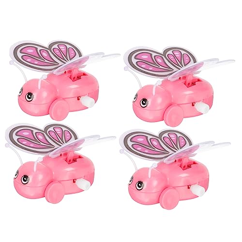 TOYANDONA Schmetterlings-aufziehspielzeug-Set 4-teilig Uhrwerk-Schmetterlinge Spielzeug Für Jungen Und Mädchen Tier-aufziehspielzeug von TOYANDONA
