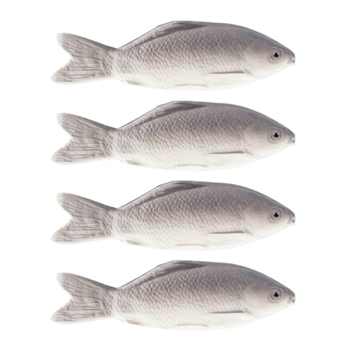 TOYANDONA 4 Stücke Simulierte Fisch Kunststoff Spielzeug Künstliche Fisch Modell von TOYANDONA