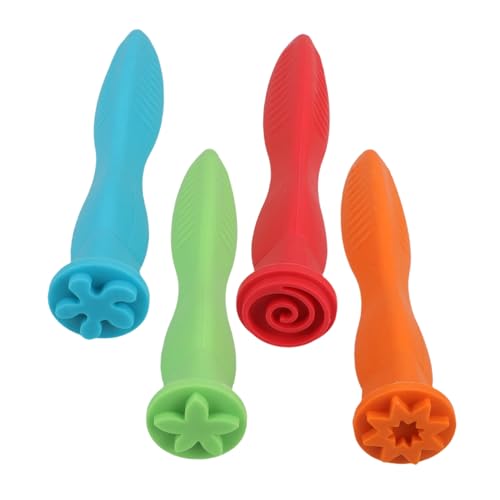 TOYANDONA 4 Teiliger Kinderstempel Handgefertigtes Stempelset Zum Erstellen Von Karten Stempelspielzeug Blumenstempel Zum Erstellen Von Karten Kleinkindstempel Handstempel Für von TOYANDONA