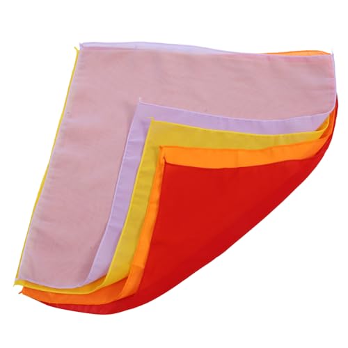 TOYANDONA 4 Teiliges Square Dance Schal Tricks Tücher Requisiten Spielseiden Set Chiffon Schal Farbwechsel Schals Jonglier Zauberer Bauchkette Kostüm Schal Top Gimmick Schal Spiel Schals TOYANDONA 4 Teiliges Square Dance Schal Tricks Tücher Requisiten Spielseiden Set Chiffon Schal Farbwechsel Schals Jonglier Zauberer Bauchkette Kostüm Schal Top Gimmick Schal Spiel Schals von TOYANDONA