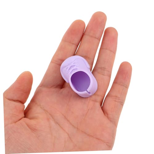 TOYANDONA 40 Paare Mini Puppenschuhe für Puppen Farben Je Flache Kurze Stiefel als Ersatzschuhe für Sitz Stehpüppchen Vielseitige Mini-Szene Requisiten und Puppenschuh Zubehör von TOYANDONA