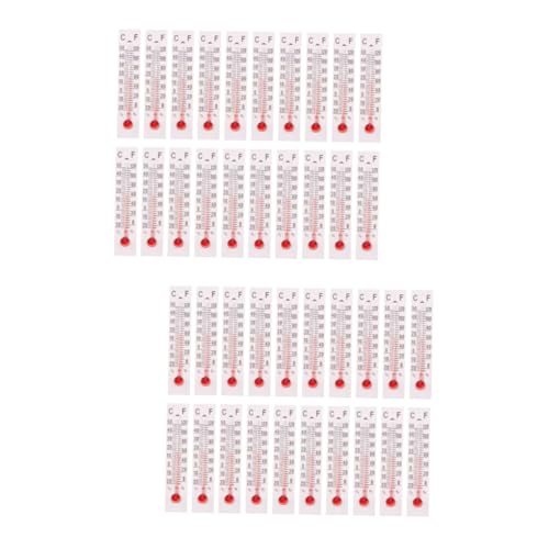 TOYANDONA 40stücke Teiliges Miniatur-Thermometer Realistische Temperaturmessung Für Puppenhaus Und Miniaturszenen Dekorative Accessoires Für Schlafzimmer Badezimmer Und Küche von TOYANDONA