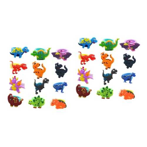 TOYANDONA 40 Stck Teiliges Dinosaurier Fingerpuppen aus Weichem PVC Bunte Cartoon Ringe für Lustige Spielzeugringe zum Rollenspiel als Partygeschenk für Jungen und Mädchen TOYANDONA 40 Stck Teiliges Dinosaurier Fingerpuppen aus Weichem PVC Bunte Cartoon Ringe für Lustige Spielzeugringe zum Rollenspiel als Partygeschenk für Jungen und Mädchen von TOYANDONA