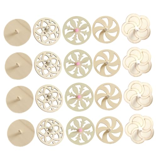 TOYANDONA 40 Stck. Teiliges DIY Holz Gyroskop Bastelset für Unbemalte Holz zum Bemalen Kreatives für Kindergeburtstage Fördert Feinmotorik und Kreativität TOYANDONA 40 Stck. Teiliges DIY Holz Gyroskop Bastelset für Unbemalte Holz zum Bemalen Kreatives für Kindergeburtstage Fördert Feinmotorik und Kreativität von TOYANDONA