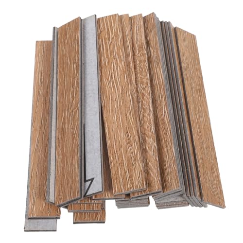 TOYANDONA 40 Stück DIY Holzfußbodenplatten im Maßstab für Kreative Modelle und Wohnaccessoires Authentisches Design für Miniaturprojekte von TOYANDONA