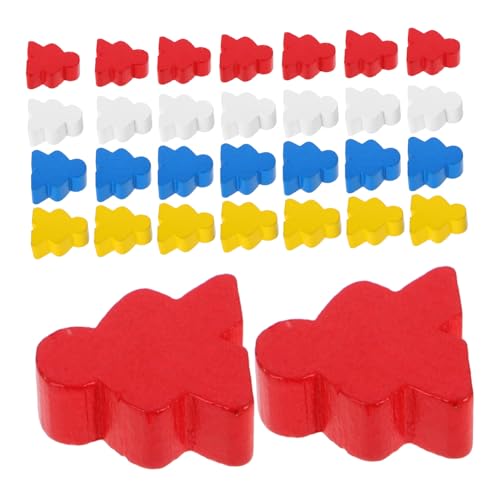 TOYANDONA 40 Stück Holzspielsteine für Brettspiele Bunte Holzfiguren für Ludo und Andere Spiele Hochwertige Langlebige Spielsteine Einzigartigem Design für Klassenraum TOYANDONA 40 Stück Holzspielsteine für Brettspiele Bunte Holzfiguren für Ludo und Andere Spiele Hochwertige Langlebige Spielsteine Einzigartigem Design für Klassenraum von TOYANDONA