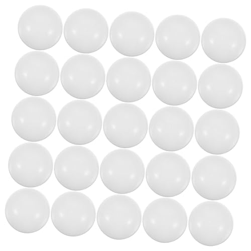 TOYANDONA 40 Stück Lotteriekugel lichtkugeln Light Balls Ziehungskugeln bastelkugeln Boule Hohlkugeln für die Tombola Spiel Ball für die Plastik-Tombola mit leeren Bällen PVC Weiß von TOYANDONA