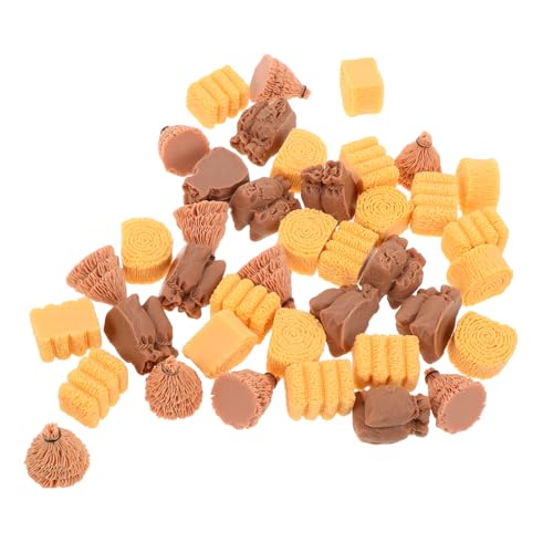 TOYANDONA 40 Stück Mini Heuballen Realistisch Gefälschte Strohhaufen mit Jutebeutel Miniatur Bauernhof Deko für DIY Sandtisch Puppenhaus Basteln Vielseitige Mini Farm Accessoires von TOYANDONA