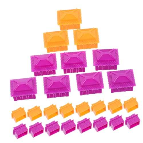 TOYANDONA 40 Stück Schachfiguren Pan The House Schachspiel Ersatzzubehör Brettspiel Token Mini Hotel House Requisiten Schachfiguren Ersatzspiel Bauern Kunststoff von TOYANDONA