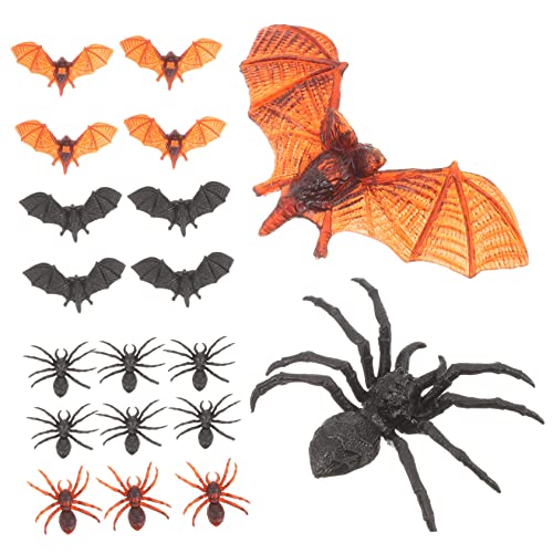 TOYANDONA Gruseliges Halloween-Spinnen-Fledermaus-Spielzeug 40 Stück Kunststoff-Spinnen-Fledermaus-Figuren Gruseliges Neuheits- Für Partys TOYANDONA Gruseliges Halloween-Spinnen-Fledermaus-Spielzeug 40 Stück Kunststoff-Spinnen-Fledermaus-Figuren Gruseliges Neuheits- Für Partys von TOYANDONA