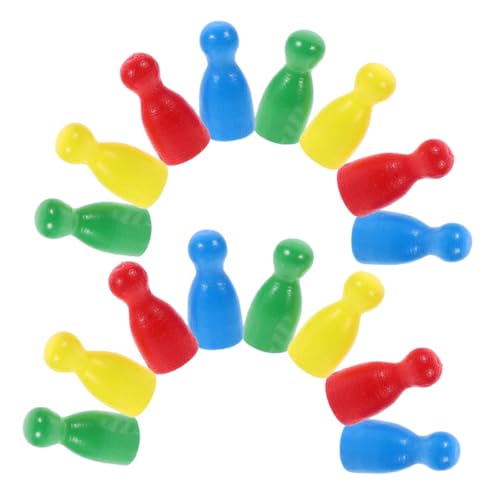 TOYANDONA 40 Stück Stück Schachfiguren Aus Holz Schachbrett Planke Brettspiele Bauern Schach Ersatz Holz Schach Zubehör Für Brettspiele Tischmarker Tabletop-spielkomponente Bildungsspielzeug von TOYANDONA