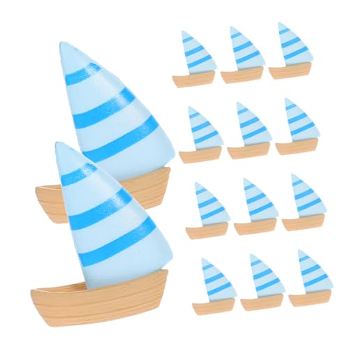 TOYANDONA 40 Stück Teiliges Mini Segelboot Modell Mediterraner Stil Realistische Miniatur Segelboot Figuren Für Büro Dekoration Und Meeres Themen von TOYANDONA