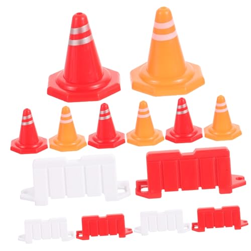 TOYANDONA 40 Stück Teiliges Miniatur verkehrszeichen spielset mit Roten und Weißen Absperrungen Lehrreiches Straßenschild Fördert Verkehrsregeln und Symbolerkennung Leicht und Tragbar TOYANDONA 40 Stück Teiliges Miniatur verkehrszeichen spielset mit Roten und Weißen Absperrungen Lehrreiches Straßenschild Fördert Verkehrsregeln und Symbolerkennung Leicht und Tragbar von TOYANDONA