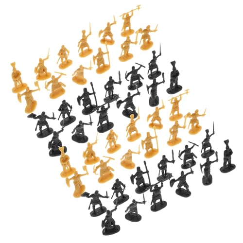 TOYANDONA 400 Stück Ritter Spielfiguren aus Robustem Kunststoff Detailgetreue Mittelalterliche Mini Soldaten für Partydekoration und Tortendeko Tragbar für Rollenspiele TOYANDONA 400 Stück Ritter Spielfiguren aus Robustem Kunststoff Detailgetreue Mittelalterliche Mini Soldaten für Partydekoration und Tortendeko Tragbar für Rollenspiele von TOYANDONA