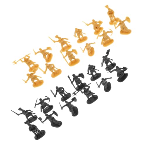 TOYANDONA 400 Stück Teiliges Mini Ritter Actionfiguren aus Kunststoff Realistische Mittelalterliche Krieger Mini Soldaten für Historisches Lernspielzeug für Geburtstagsfeiern und TOYANDONA 400 Stück Teiliges Mini Ritter Actionfiguren aus Kunststoff Realistische Mittelalterliche Krieger Mini Soldaten für Historisches Lernspielzeug für Geburtstagsfeiern und von TOYANDONA