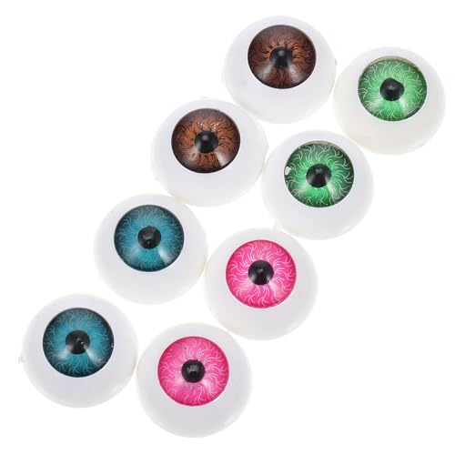TOYANDONA 40St Horror-Auge Halloween-Skelett-Augäpfel Halloween-Augapfel Streich funkeln Füllung Kostüm Halloween Costume Halloween Kleidung Halloween-Versorgung gruseliges Plastik von TOYANDONA