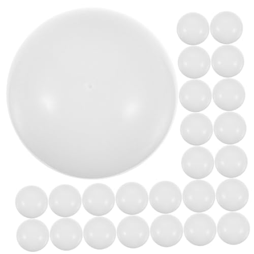 TOYANDONA 40St Lotteriekugel Runde Bingokugeln Unterhaltungsbälle Verlosung von Bällen Glückskugeln zu öffnende Lottokugeln Kugelspielbälle glänzend Tischtennis Spielball Requisiten PVC Weiß von TOYANDONA