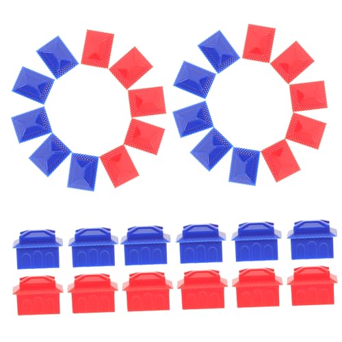 TOYANDONA 40st Monopol Schachfiguren Punkt Ordner Stehen Retro Crawling-Modell Kokette Zimmerdekoration Inhaber Plattform Vakuumanlagen Gebäude Herstellung Automatisch Plastik von TOYANDONA