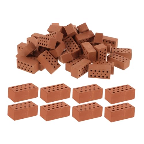 TOYANDONA Mini Ziegel Miniatur Mini Bausteine ​​Set Für Landschaft Decor Kreative Gebäude von TOYANDONA