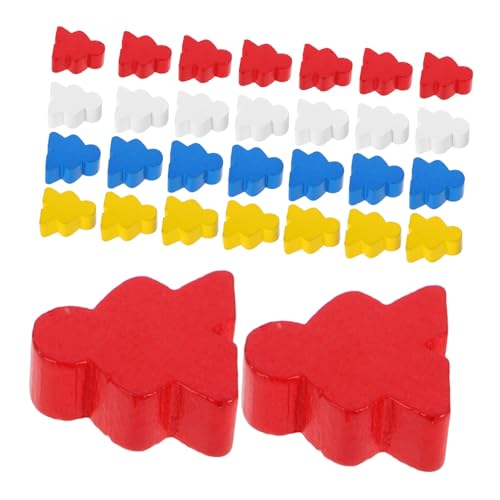 TOYANDONA 40stücke Holzschachfiguren Für Brettspiele Unterricht Ersatzfiguren Farbige Spielfiguren Holzspielsteine Schachspielzubehör TOYANDONA 40stücke Holzschachfiguren Für Brettspiele Unterricht Ersatzfiguren Farbige Spielfiguren Holzspielsteine Schachspielzubehör von TOYANDONA