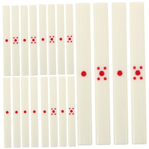 TOYANDONA 44 Stück Teiliges Mahjong Scoring Sticks Tragbares Zubehör für Chinesische Mahjong Spiele Innovative Punkte stäbe für Familien spielspaß und Wettspiele von TOYANDONA