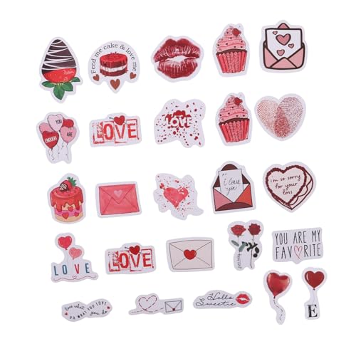 TOYANDONA 46 Teiliges Valentinstag Handbuch Dekoration Scrapbooking Hochzeitsdeko Sammelalbum Zubehör Sammelalbum Dekorationen Schrottbuchung Supples Kit Valentinstag von TOYANDONA