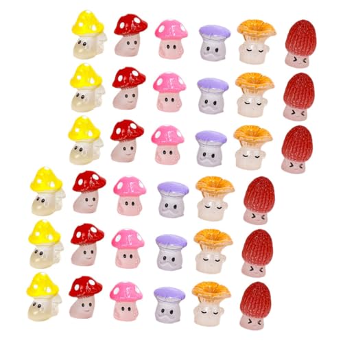 TOYANDONA 48 Stück Teiliges Mini Harzpilz Cartoon Stil Realistische Kleine Pilze Deko für Feengarten Bonsai und Mikro Landschaft Langlebige Garten Dekoration für Blumentöpfe und Kreative TOYANDONA 48 Stück Teiliges Mini Harzpilz Cartoon Stil Realistische Kleine Pilze Deko für Feengarten Bonsai und Mikro Landschaft Langlebige Garten Dekoration für Blumentöpfe und Kreative von TOYANDONA