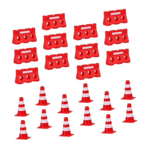 TOYANDONA 48 Stück Teiliges Verkehrszeichen und Absperrspielzeug aus Robustem Kunststoff Realistische Mini Leitkegel und Absperrgitter für Kindliche Verkehrserziehung und Kreatives TOYANDONA 48 Stück Teiliges Verkehrszeichen und Absperrspielzeug aus Robustem Kunststoff Realistische Mini Leitkegel und Absperrgitter für Kindliche Verkehrserziehung und Kreatives von TOYANDONA