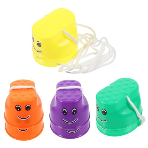 TOYANDONA 4Paare Stelzen Kreative Eimer Stelzen für Balance und Koordination für Drinnen und Draußen TOYANDONA 4Paare Stelzen Kreative Eimer Stelzen für Balance und Koordination für Drinnen und Draußen von TOYANDONA