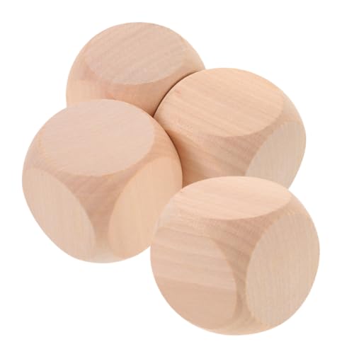 TOYANDONA 4Pcs Blankowürfel aus Holz leer buchstabenwürfel Holzblöcke Blanko-DIY-Würfel aus Holz Rohlinge Würfel Holzwürfel zum Basteln praktischer Holzwürfel unfertige Holzwürfel TOYANDONA 4Pcs Blankowürfel aus Holz leer buchstabenwürfel Holzblöcke Blanko-DIY-Würfel aus Holz Rohlinge Würfel Holzwürfel zum Basteln praktischer Holzwürfel unfertige Holzwürfel von TOYANDONA
