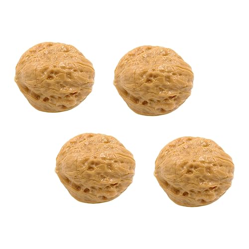 TOYANDONA 4Pcs Künstliche Walnuss Künstliche Früchte Walnussspielzeugfoto Requisiten Dekorative Walnuss Figuren Desktop Walnuss Ornamente Schrankdekoration Mikrospielzeug Haushaltsdekor TOYANDONA 4Pcs Künstliche Walnuss Künstliche Früchte Walnussspielzeugfoto Requisiten Dekorative Walnuss Figuren Desktop Walnuss Ornamente Schrankdekoration Mikrospielzeug Haushaltsdekor von TOYANDONA