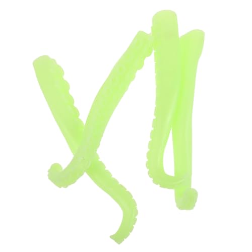TOYANDONA 4Stücke Beleuchtete Fingerpuppen Interaktive Handspielzeuge Goodie Bag Füller Fördert Fantasie und Eltern Bindung Hellgrün von TOYANDONA