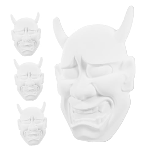 TOYANDONA 4Stücke Masken für DIY Unbemalte Masken zum Ausmalen für Geburtstagsfeiern Karneval Schulveranstaltungen und Kreative Bastelprojekte TOYANDONA 4Stücke Masken für DIY Unbemalte Masken zum Ausmalen für Geburtstagsfeiern Karneval Schulveranstaltungen und Kreative Bastelprojekte von TOYANDONA