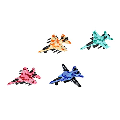 TOYANDONA 4Stücke Mini Rückzugsflugzeug Reibungsgetriebenes Kinderspielzeug für Jungen und Mädchen für Drinnen und Draußen als zu Geburtstagen und Feiertagen TOYANDONA 4Stücke Mini Rückzugsflugzeug Reibungsgetriebenes Kinderspielzeug für Jungen und Mädchen für Drinnen und Draußen als zu Geburtstagen und Feiertagen von TOYANDONA