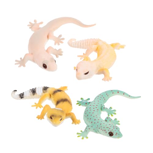 TOYANDONA 4Stücke Miniatur Gecko Modelle Realistische Gecko Figuren für Kreative Lernspiele und Dekorative Anwendungen Garten und Party Sicher TOYANDONA 4Stücke Miniatur Gecko Modelle Realistische Gecko Figuren für Kreative Lernspiele und Dekorative Anwendungen Garten und Party Sicher von TOYANDONA