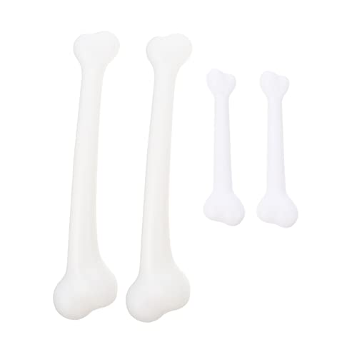 TOYANDONA 4Stücke Teiliges Halloween Knochendekorationen Simulierte Menschliche Skelettknochen aus Kunststoff Gruselige Requisiten für Halloween Partys und Dekorationen von TOYANDONA