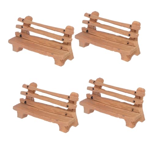 TOYANDONA 4Stücke Teiliges Harz Kleiner Holzstuhl für Puppen Vielseitiges Zubehör für Puppenhaus Charmante Deko für Wohnräume für Sandkästen TOYANDONA 4Stücke Teiliges Harz Kleiner Holzstuhl für Puppen Vielseitiges Zubehör für Puppenhaus Charmante Deko für Wohnräume für Sandkästen von TOYANDONA