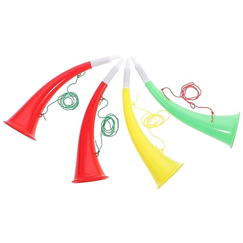 TOYANDONA 4Stücke Teiliges Hornspielzeug für Musikalisches Anfeuerungstool für Fans und Partys Zufällige Farben für Blasinstrumentenliebhaber und von TOYANDONA