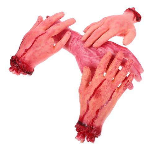 TOYANDONA 4Stücke Teiliges Set Halloween Requisiten Gruselige Gebrochene Hände und Körperteile für Deko für Geisterhäuser und Halloween Partys TOYANDONA 4Stücke Teiliges Set Halloween Requisiten Gruselige Gebrochene Hände und Körperteile für Deko für Geisterhäuser und Halloween Partys von TOYANDONA