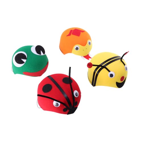 TOYANDONA 4Stücke Tierkopfbedeckungen für Elastische Cartoon Hüte aus Vlies Vielseitige für Partys mit Lebendigem Tierdesign Sicher für Empfindliche Haut TOYANDONA 4Stücke Tierkopfbedeckungen für Elastische Cartoon Hüte aus Vlies Vielseitige für Partys mit Lebendigem Tierdesign Sicher für Empfindliche Haut von TOYANDONA